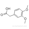 Ácido (3,4-dimetoxifenil) acético CAS 93-40-3